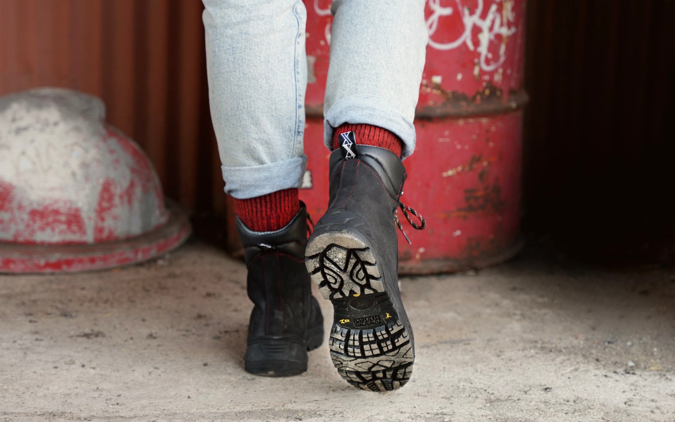 Horizon Puncture Resistant Electrical Hazard Alloy Toe Safety Work Boot for Women in Carbon Black Waterproof Nubuck Leather from Xena Workwear