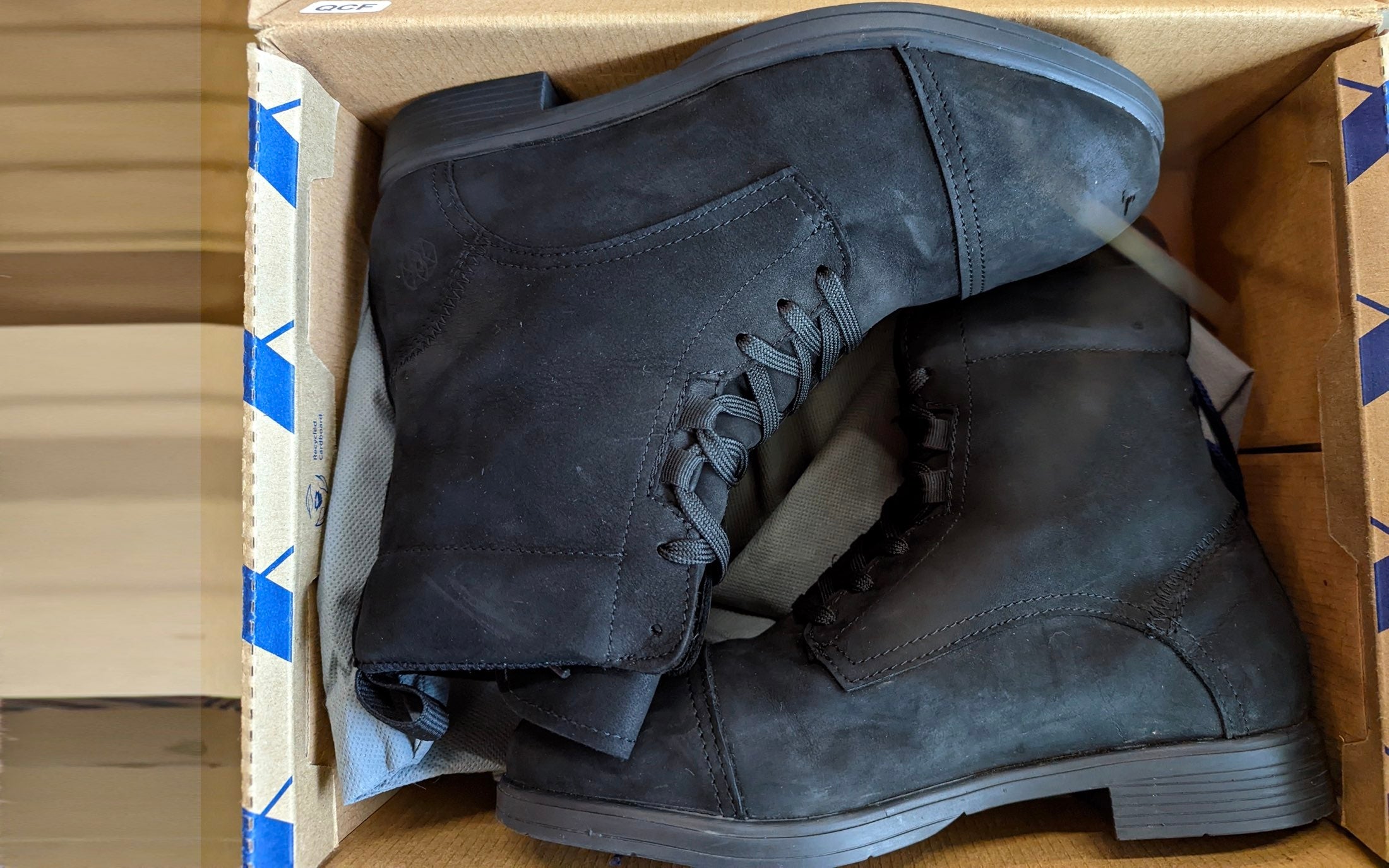 Weathered Inertia EH Rated Steel-Toe Safety Boots for Women from Xena Workwear