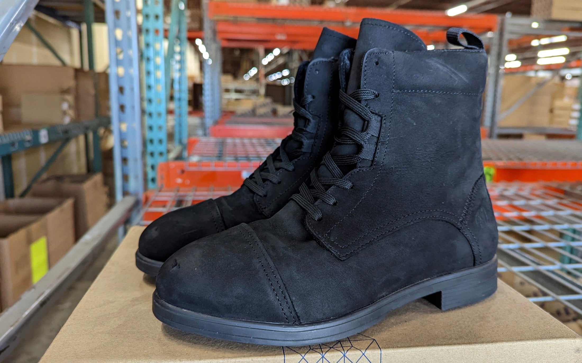 Weathered Inertia EH Rated Steel-Toe Safety Boots for Women from Xena Workwear