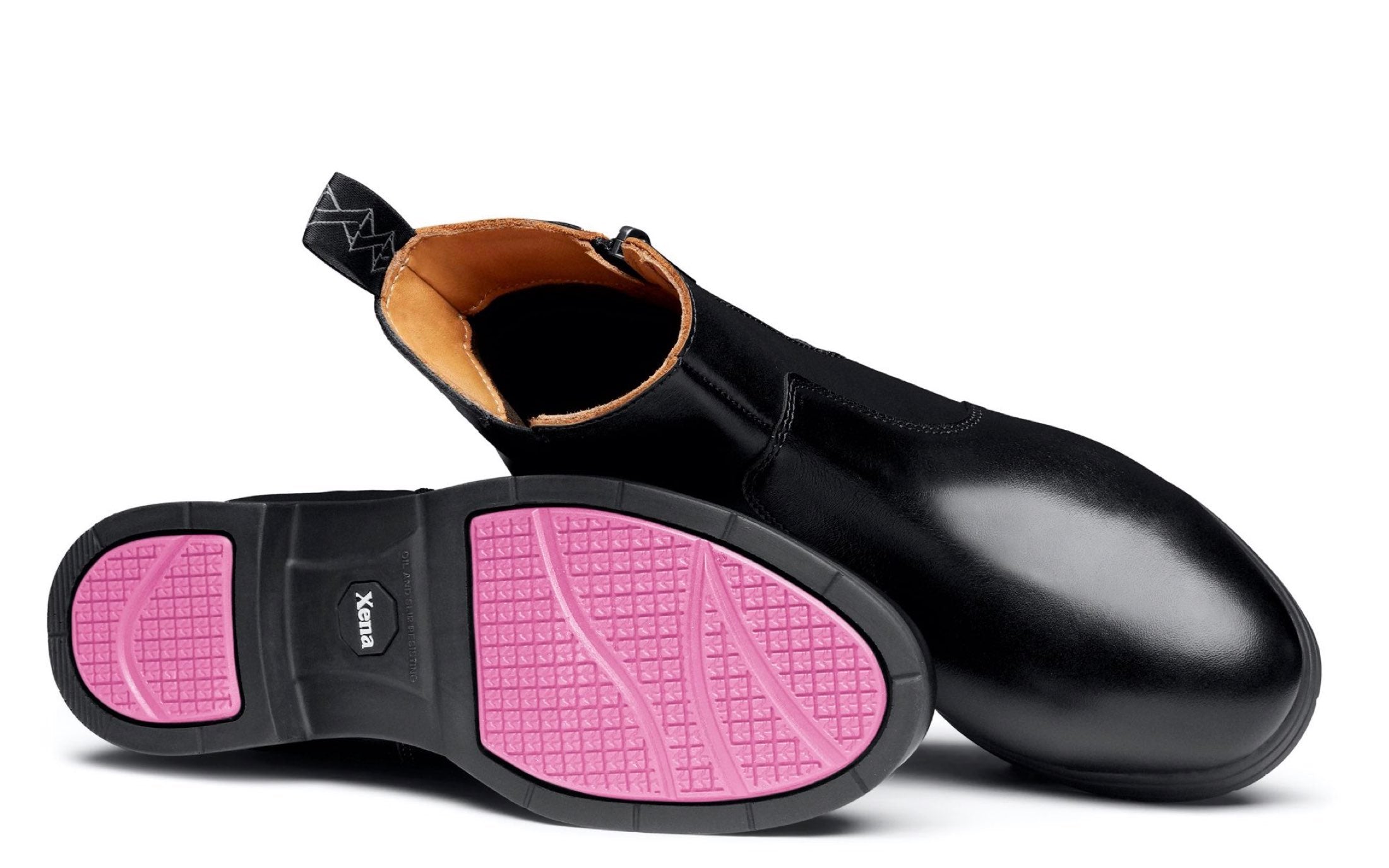 Leen x Xena Limited Edition Pink Bottom Safety Boots for Women