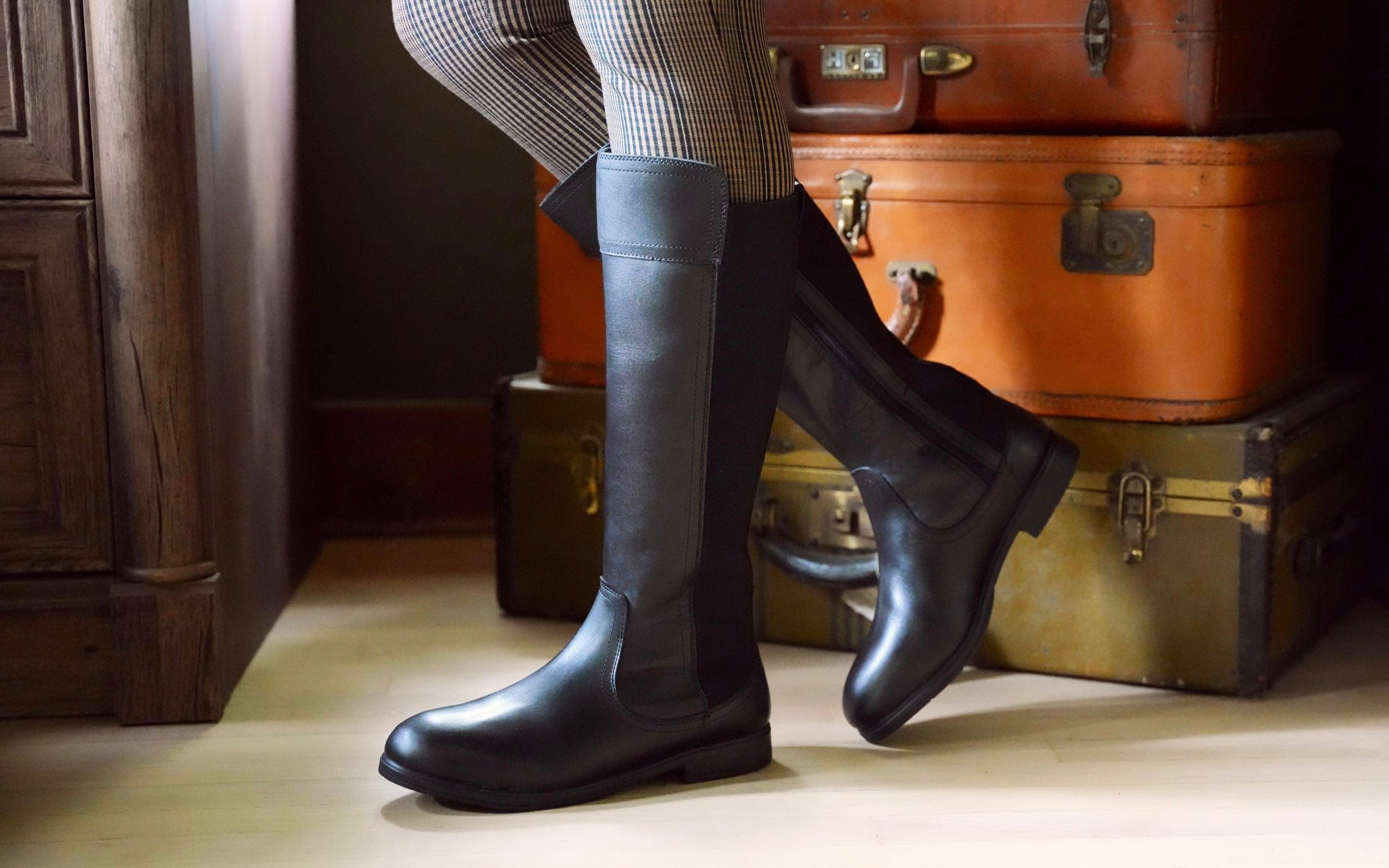 Nova 2.0 Electrical Hazard EH Rated Steel-Toe Safety Boot for Women in Full-Grain Genuine Leather Handcrafted in North America by Xena Workwear