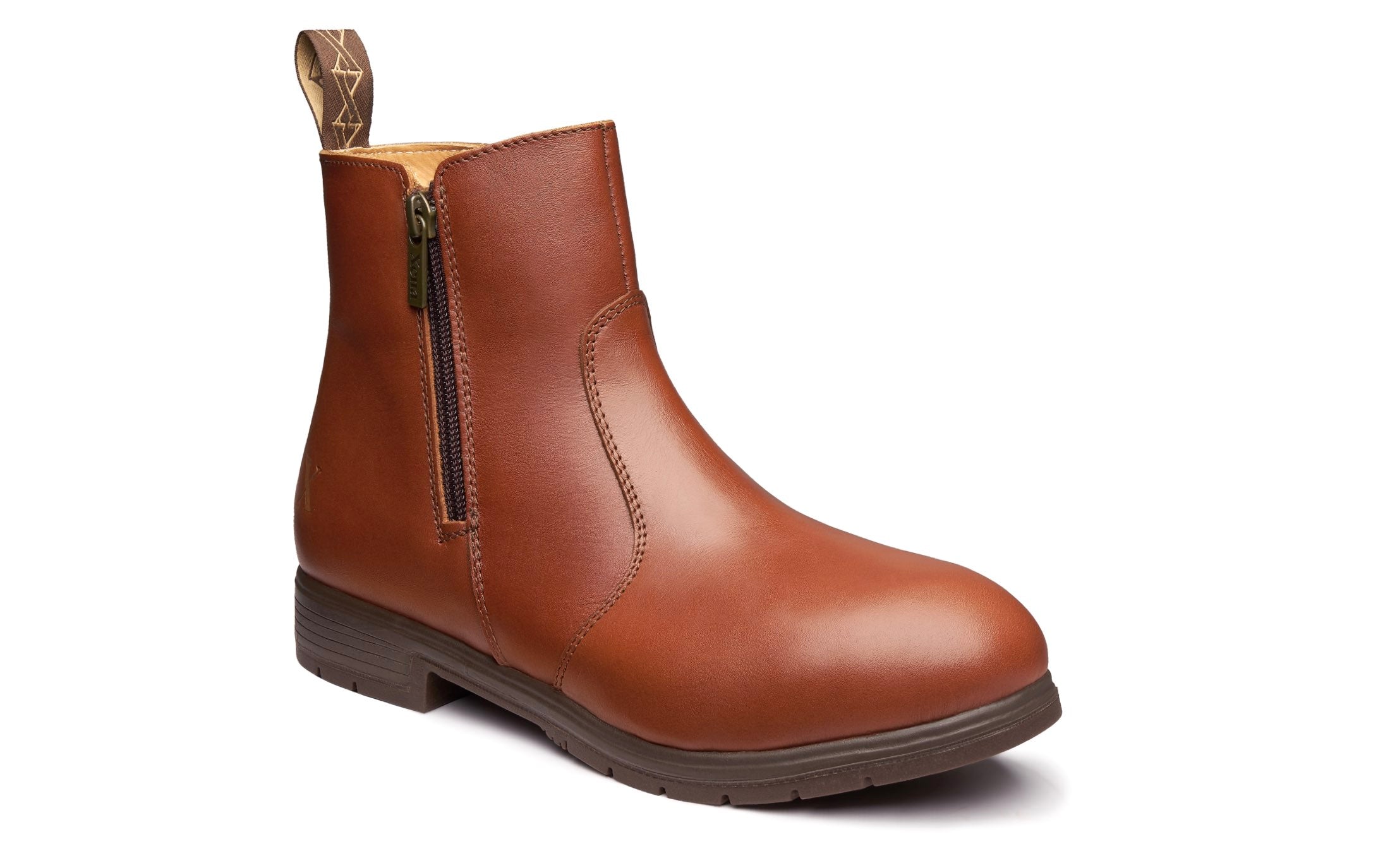 Omega Electrical Hazard EH Rated Steel Toe Work Boot for Women | ASTM Certified and OSHA Compliant I Full-Grain Bourbon Brown Leather | Made in North America for Women by Women | Xena Workwear