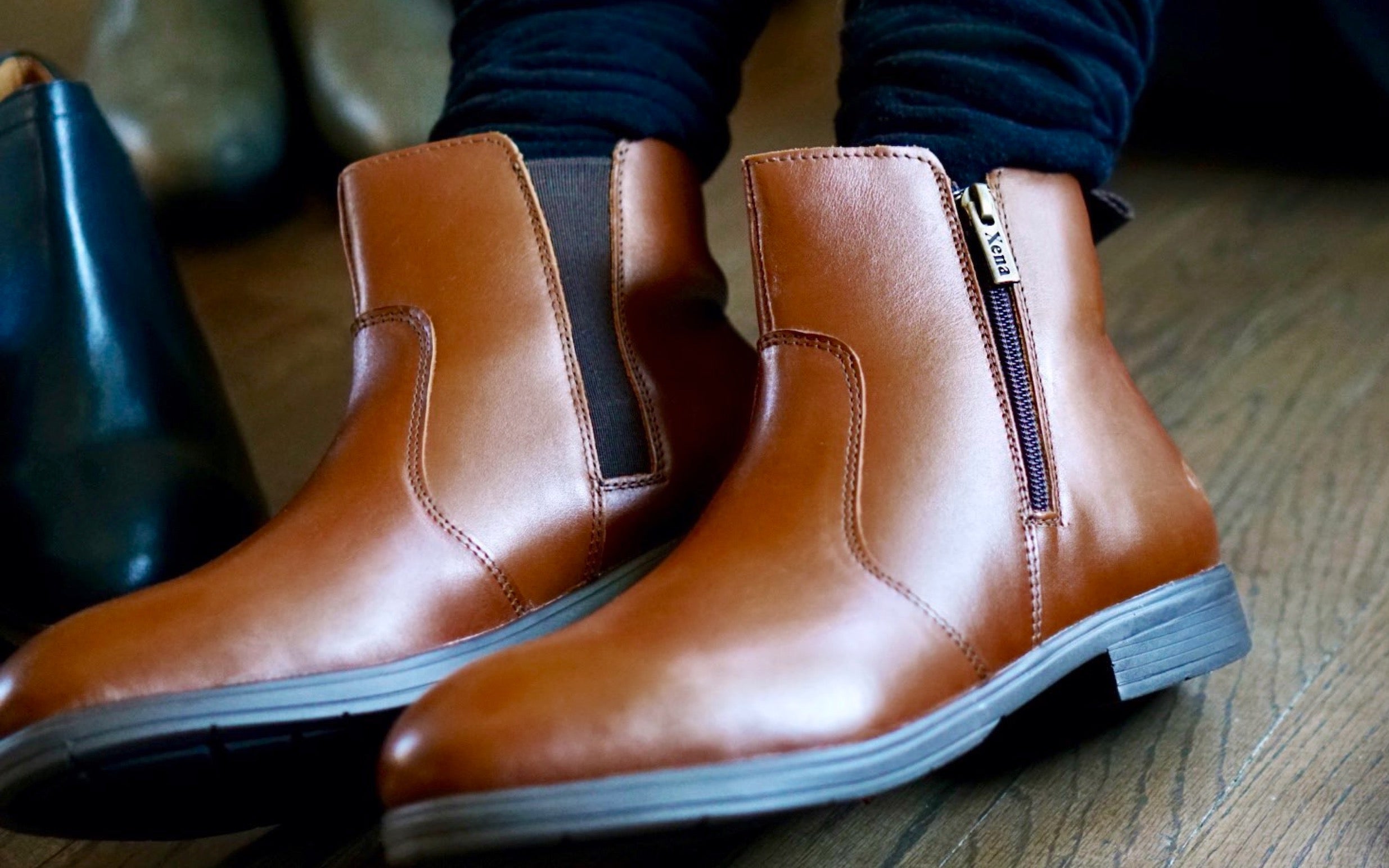 Omega Electrical Hazard EH Rated Women's Steel Toe Safety Work Boot | ASTM Certified and OSHA Compliant I Full-Grain Bourbon Brown Leather | Made in North America for Women by Women | Xena Workwear