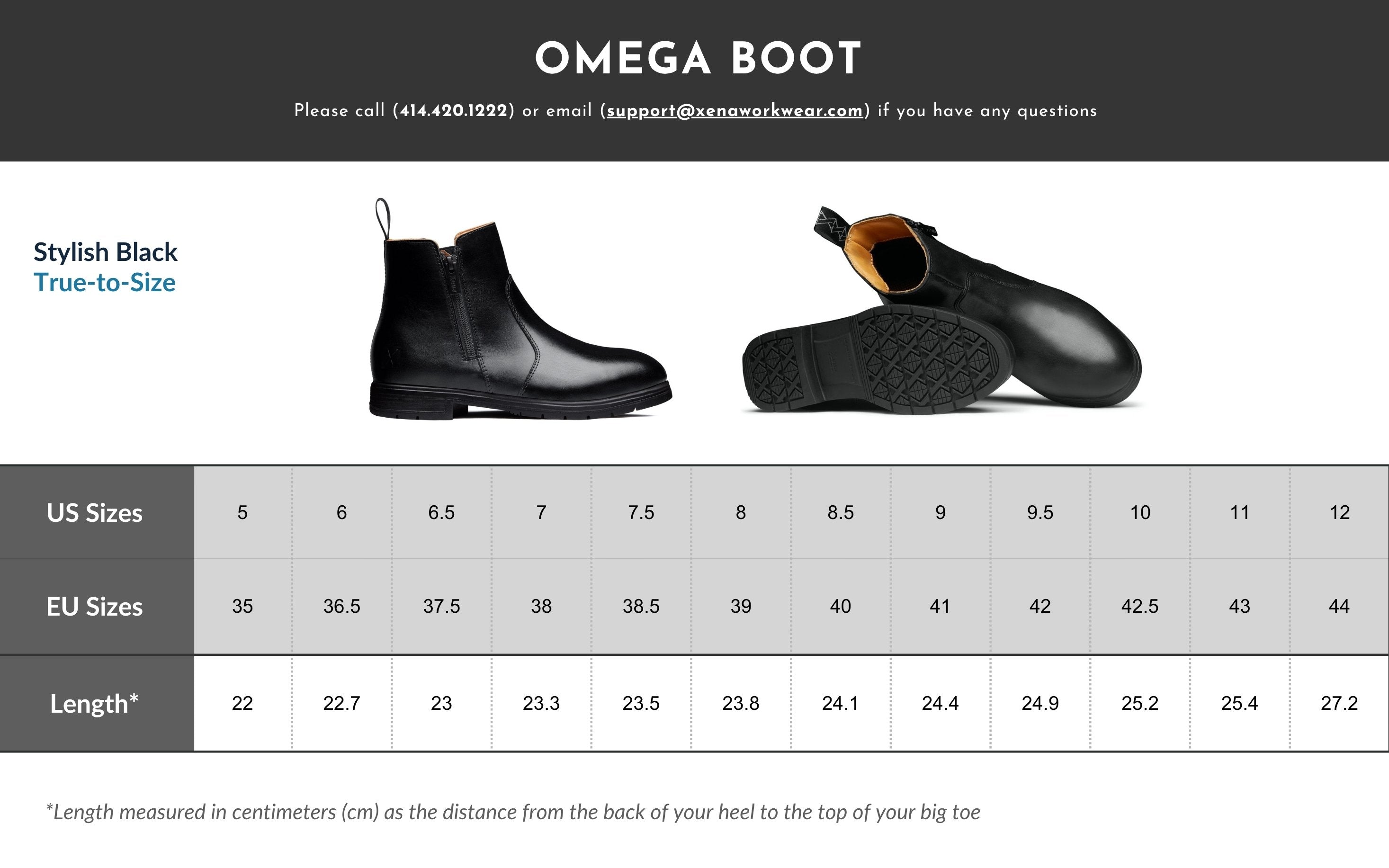Omega Soft Toe Boot