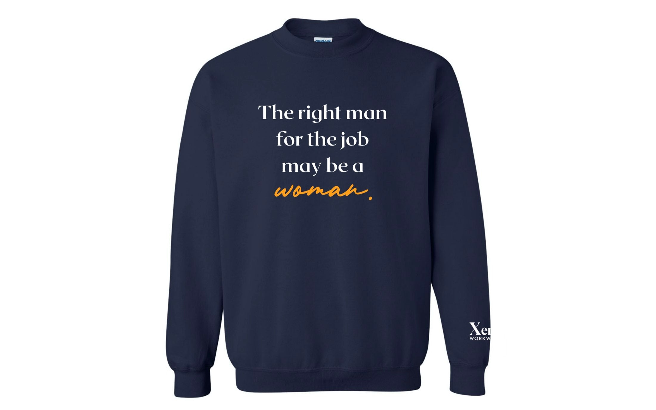The Right Woman Sweatshirt from Xena Workwear for Women in Night Sky Blue Color