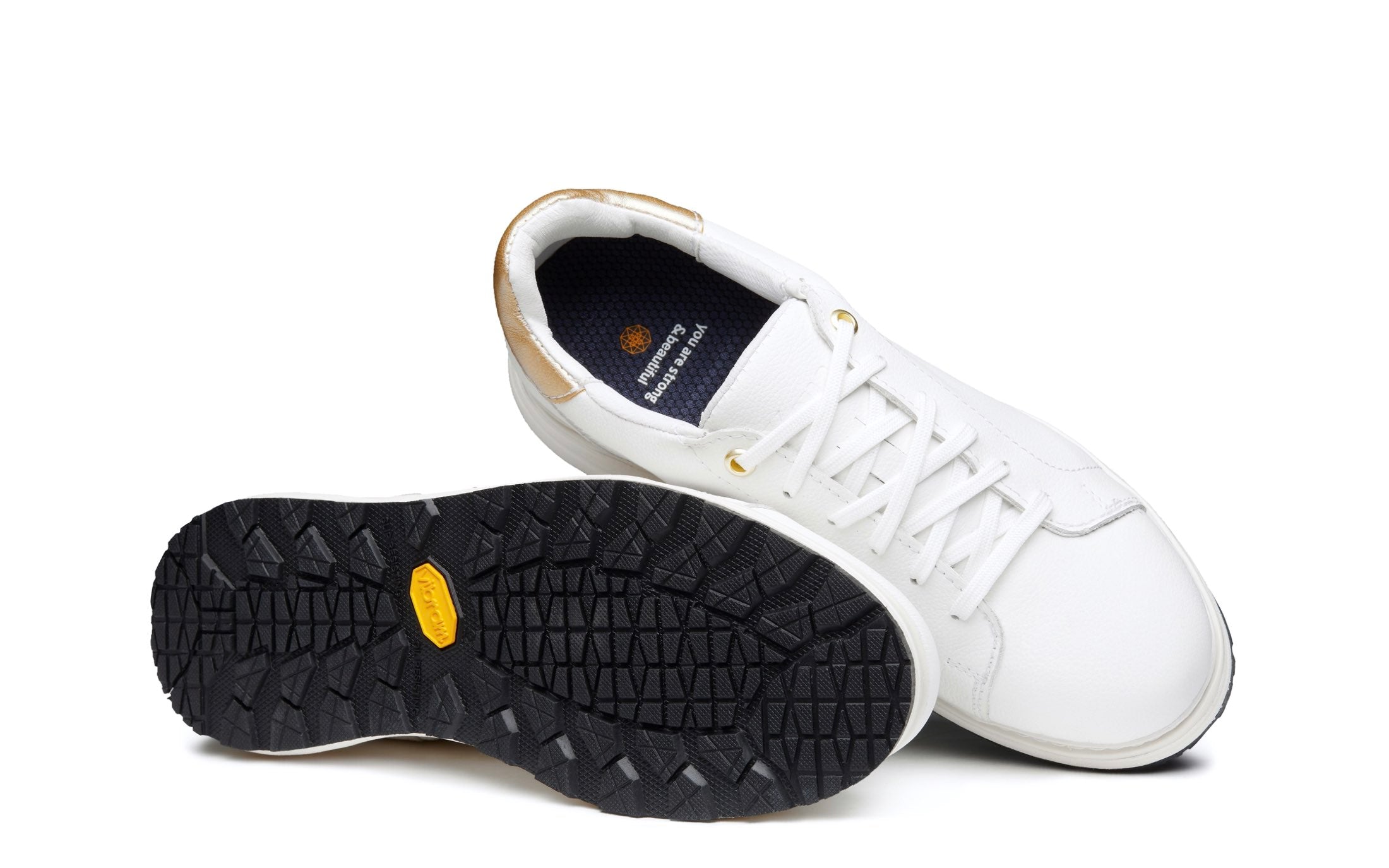 Women's Premium Leather Steel-Toe Shoe for Women by Xena Workwear in White Gold Full-Grain Leather – Rogue Steel