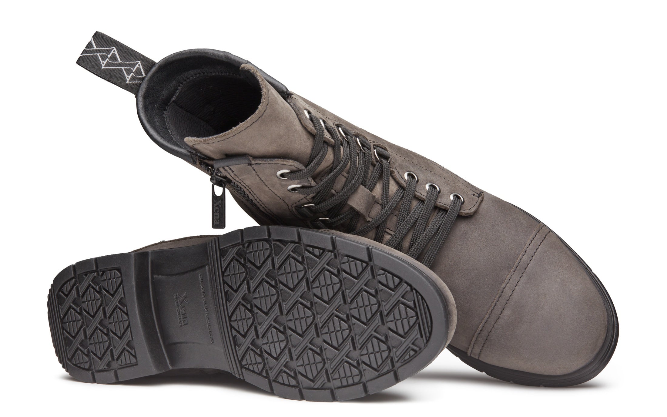 Spice Limited Edition Women's Steel-Toe Work Boots in a Stormcloud Colorwave by Xena Workwear