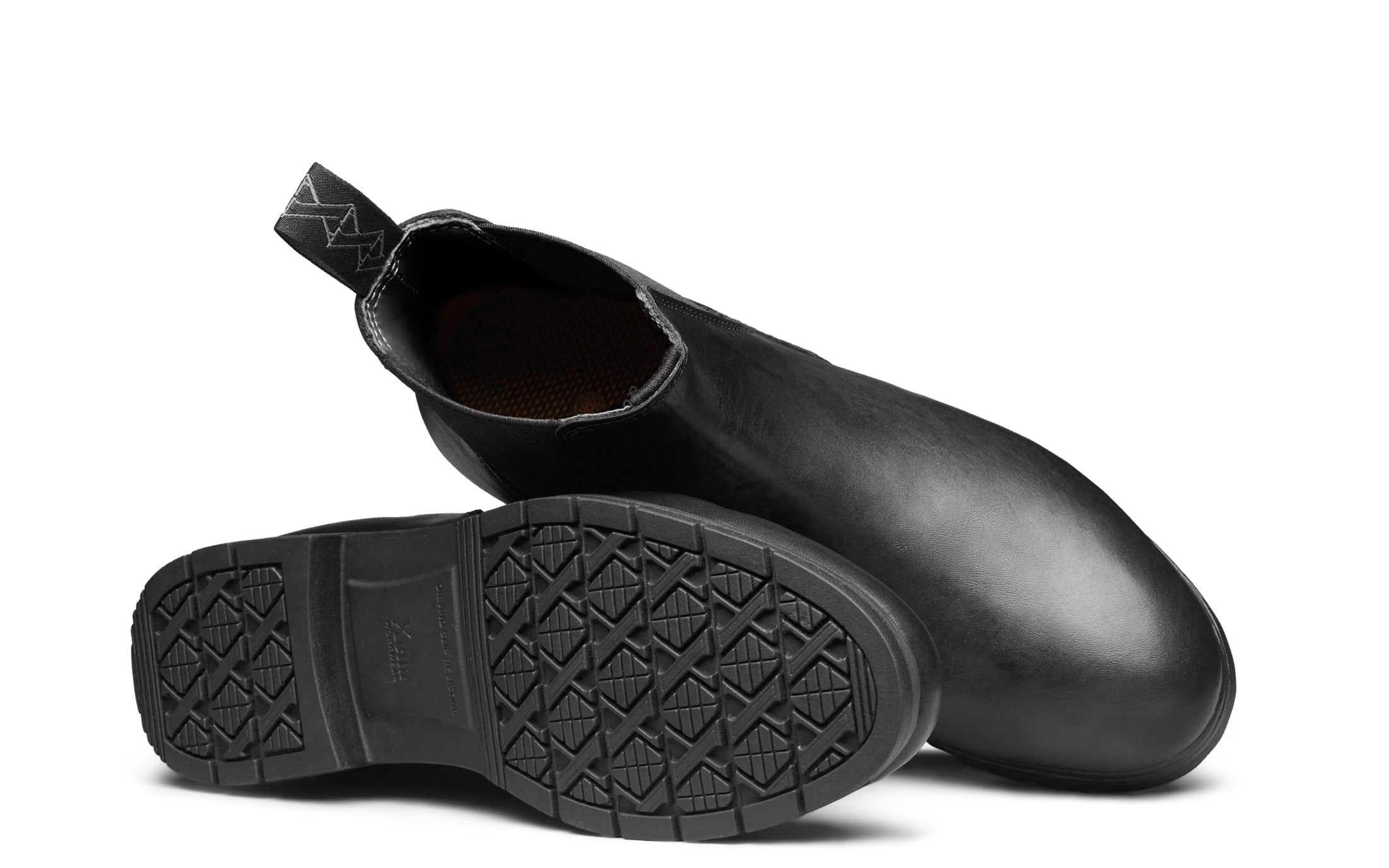 Valence Static Dissipative SD Rated Women's Steel Toe Chelsea Boot | New Outsole | ASTM Certified and OSHA Compliant I High-Performance Vegan Onyx Black Leather | Made in North America for Women by Women | Xena Workwear