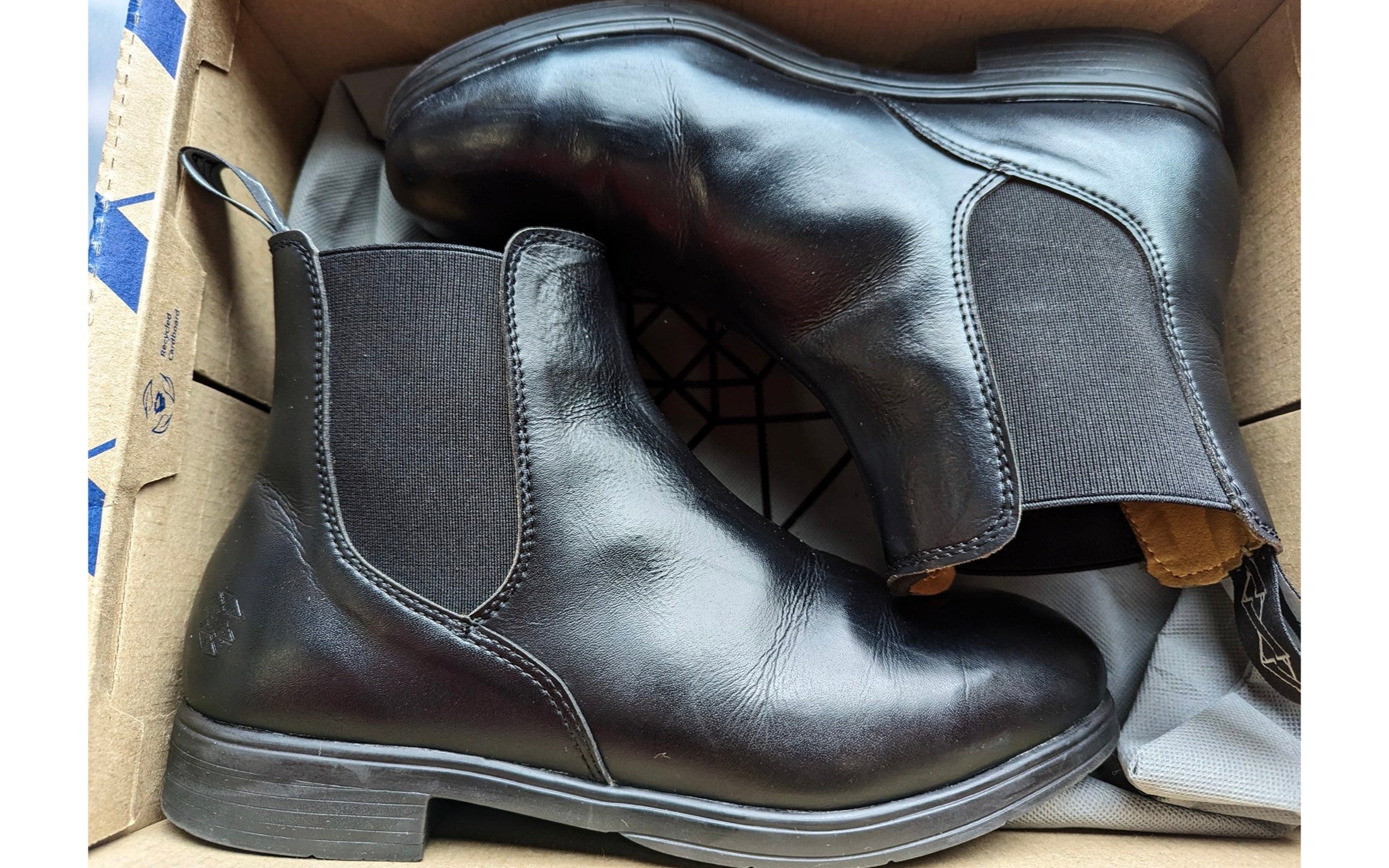 Weathered Valence SD Rated Steel-Toe Safety Boot for Women in Black Onyx Vegan Leather by Xena Workwear