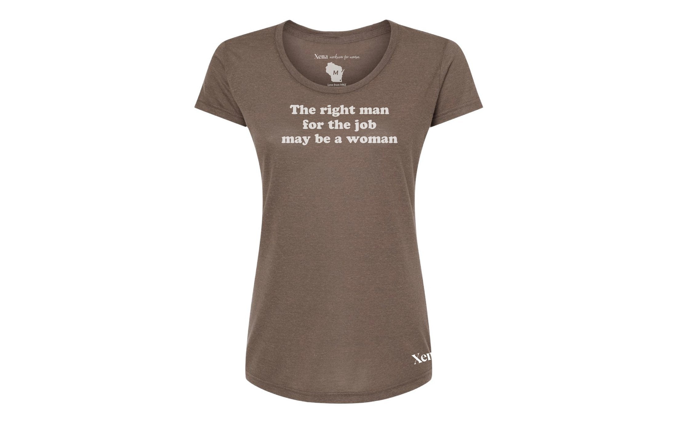 The Right Woman Shirt Mocha Color