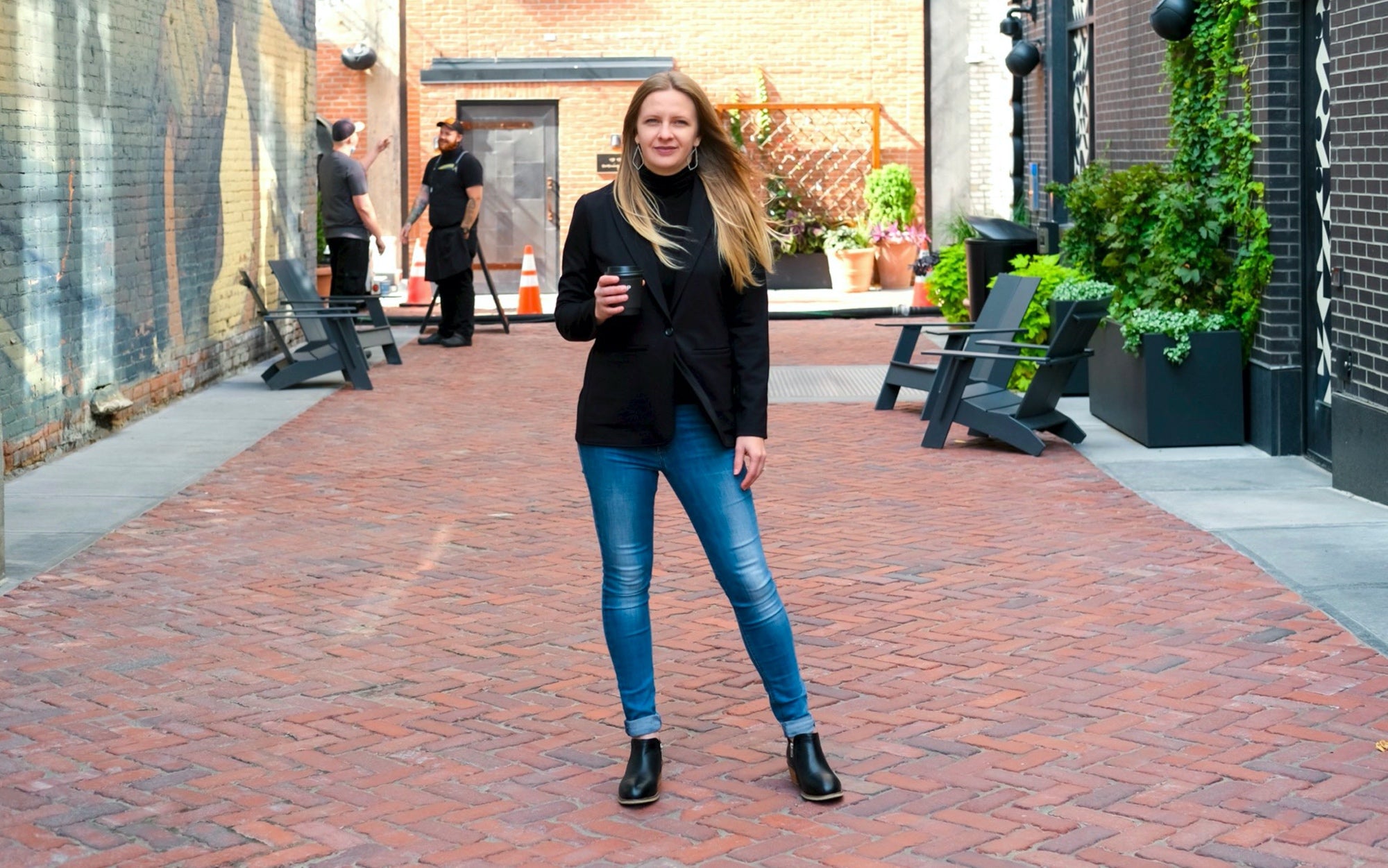 Everywhere Utility Blazer for Women in Sleek Black | High Functionality + Stylish Looks | Xena Workwear