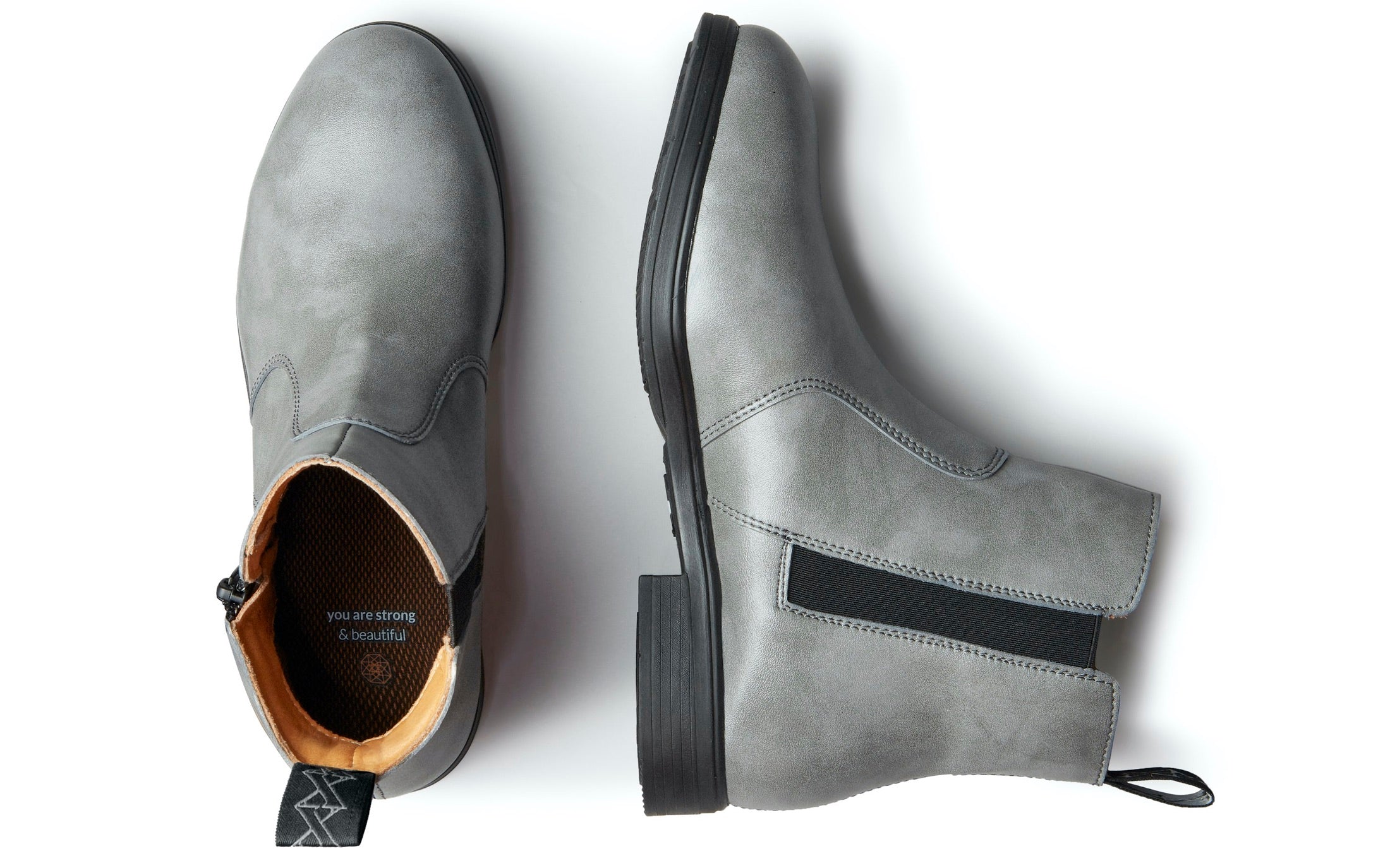 Omega Electrical Hazard EH Rated Steel Toe Women's Work Boot | ASTM Certified and OSHA Compliant I Vegan Grey Performance Leather | Made in North America for Women by Women | Xena Workwear