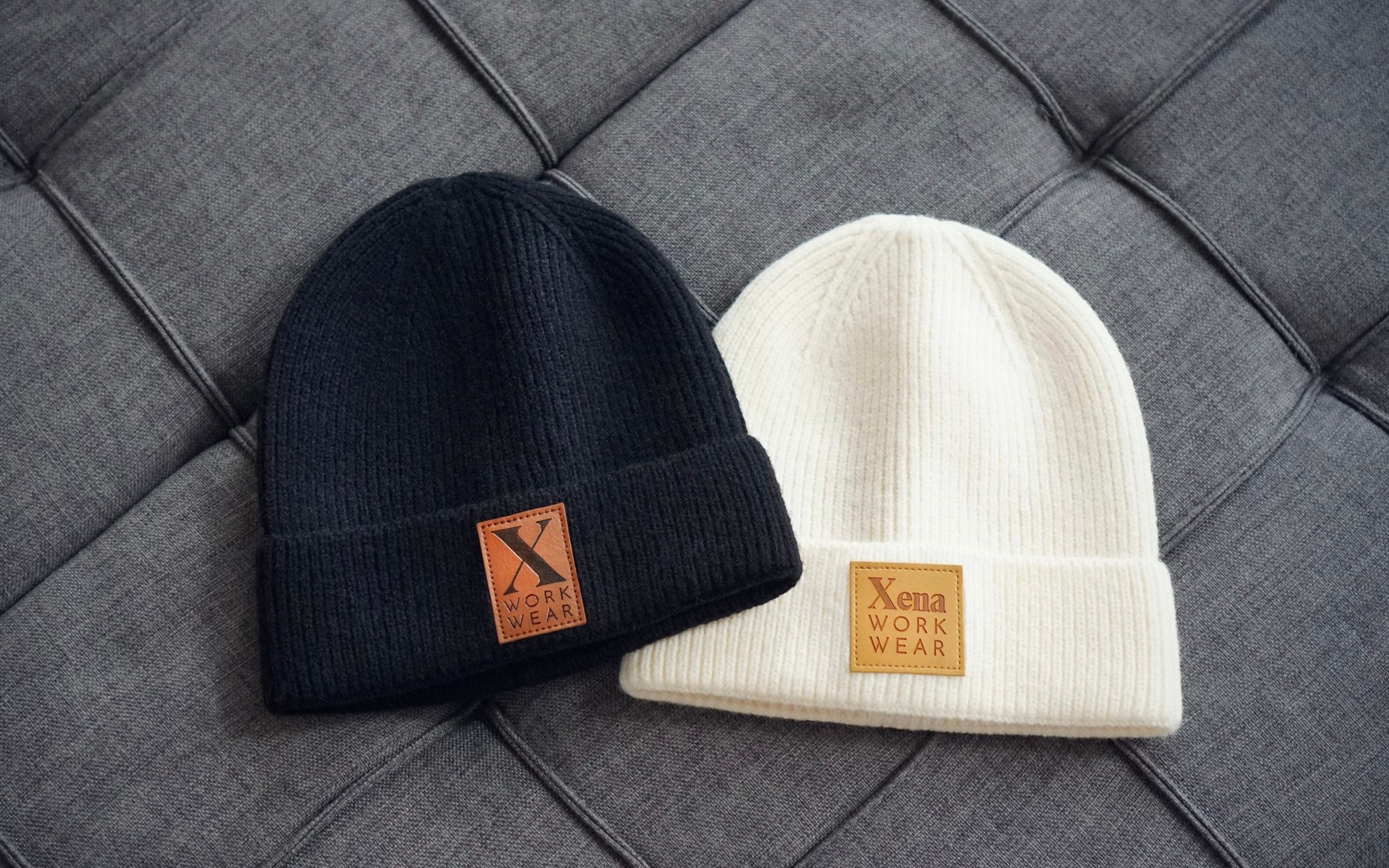 Xena Workwear Soft Wool Beanies in two Colors
