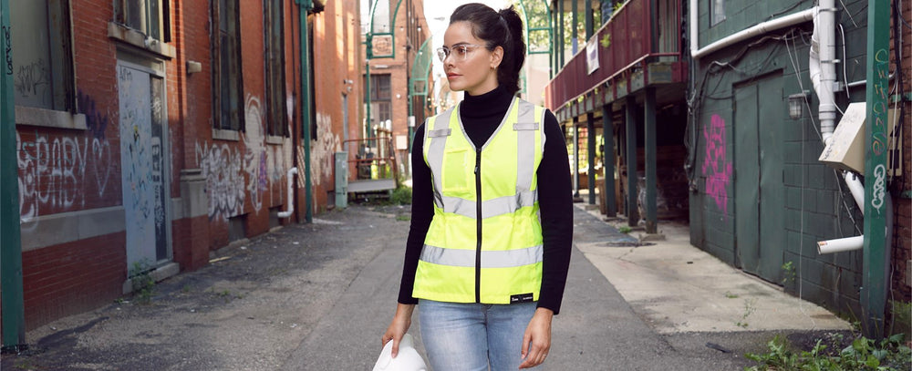 Hi-Vis Safety Vest for Women ANSI Class 2 Rated by Xena Workwear