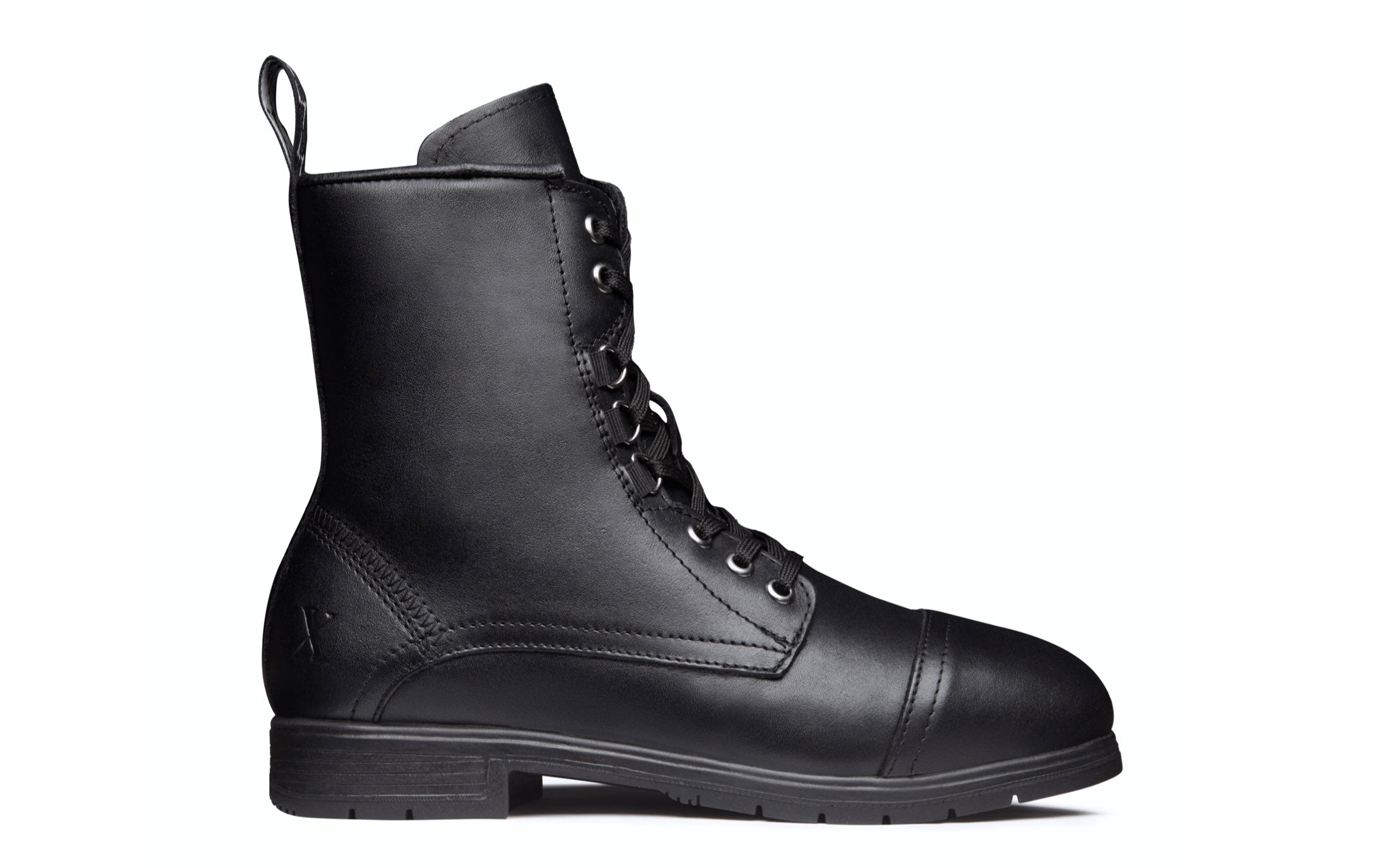 Spice Boot for Women — Jet Black · primary studio side profile · ASTM F2413 EH Rated