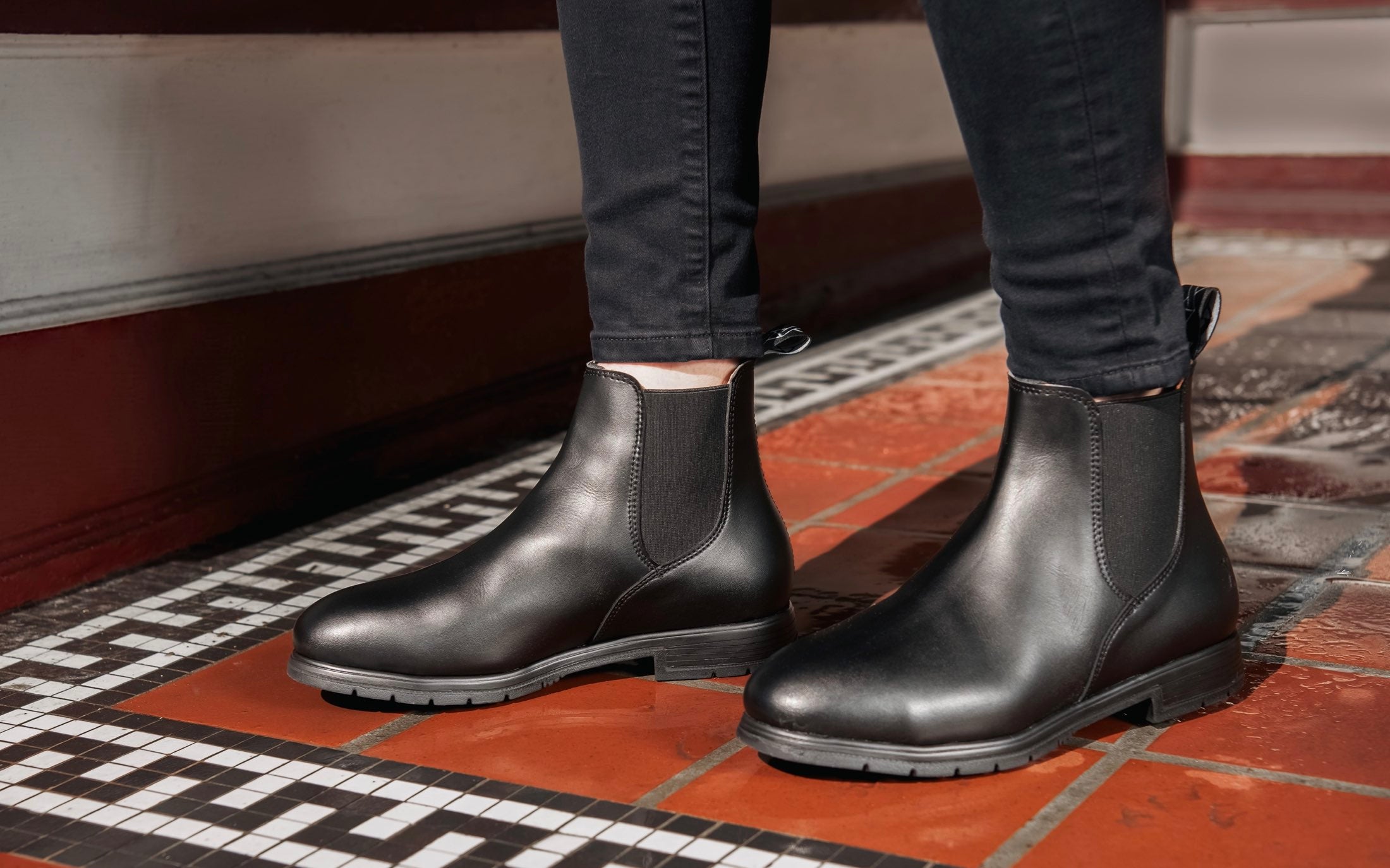 Valence Static Dissipative SD Rated Women's Steel Toe Safety Boot | New Outsole | ASTM Certified and OSHA Compliant I High-Performance Vegan Black Leather | Made in North America for Women by Women | Xena Workwear