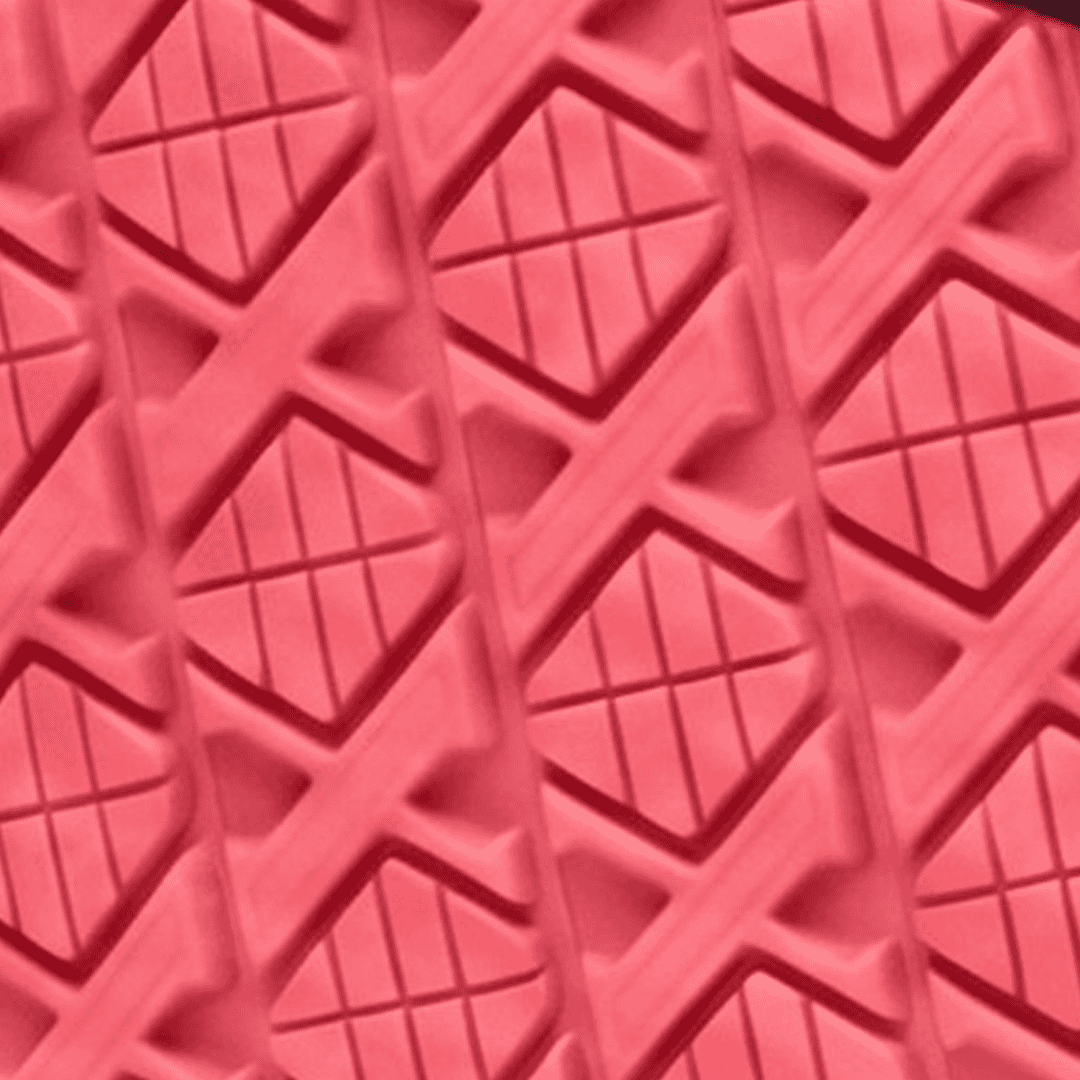 Coral Outsole of Xena Spice and Omega boots.