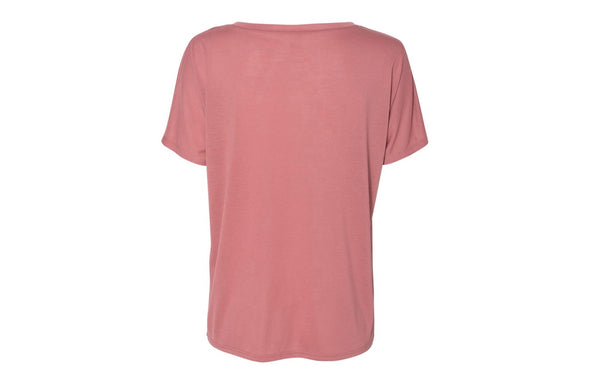 Per Aspera Ad Astra Women's V-Neck Shirt in Soft Mauve from Xena Workwear