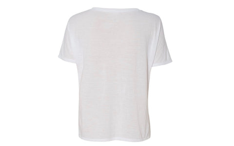 Per Aspera Ad Astra Women's V-Neck Shirt in Sky White from Xena Workwear