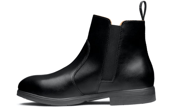 Omega Electrical Hazard EH Rated Steel Toe Safety Boot for Women | ASTM Certified and OSHA Compliant I Full-Grain Stylish Black Leather | Made in North America for Women by Women | Xena Workwear